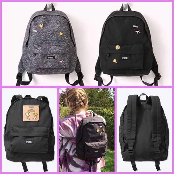PINK VS Mini Backpack & Pin Set - Picture 2 of 8
